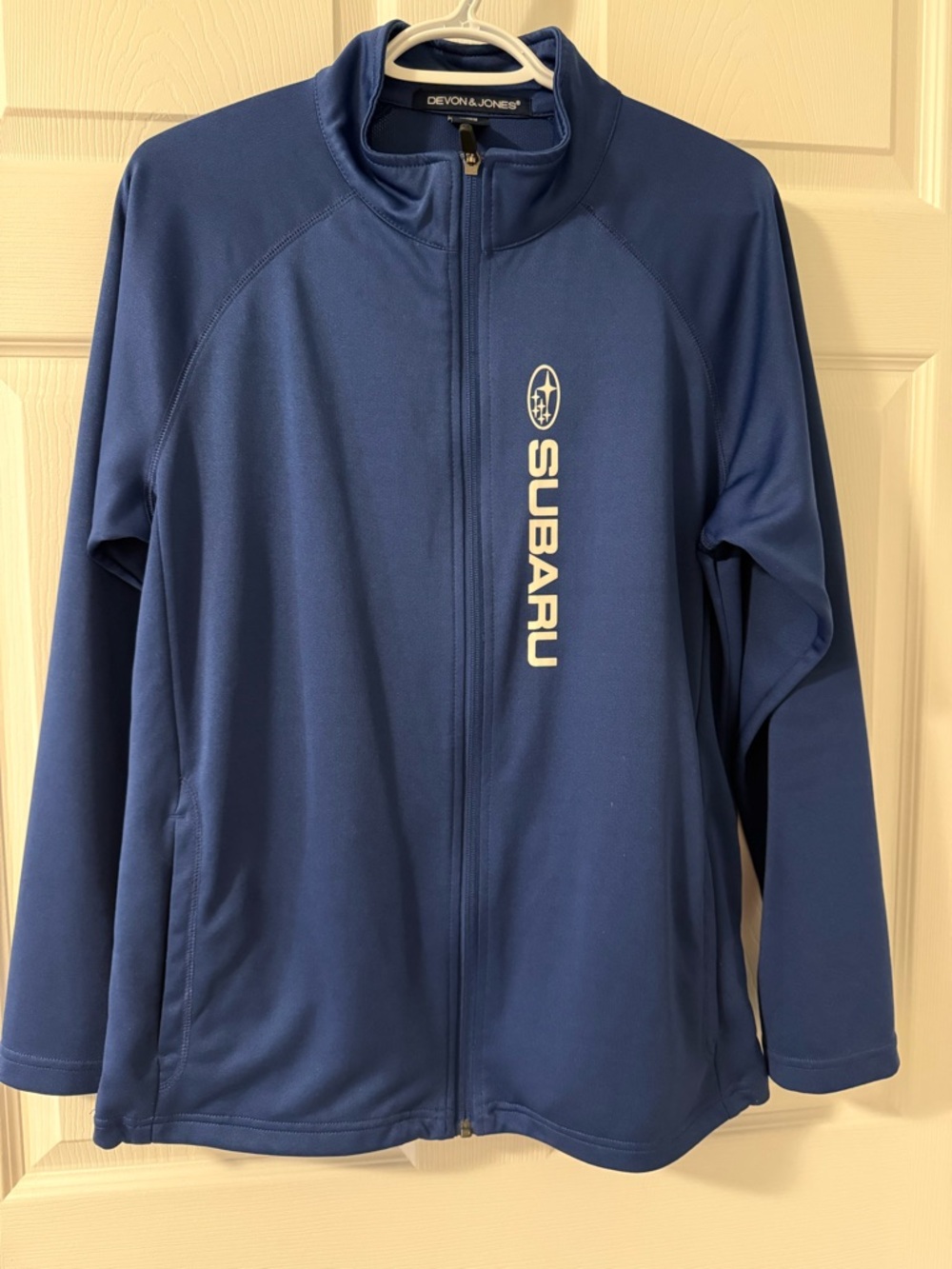 SALE!!! Devon & Jones Subaru Men's Blue Full-Zip Jacket